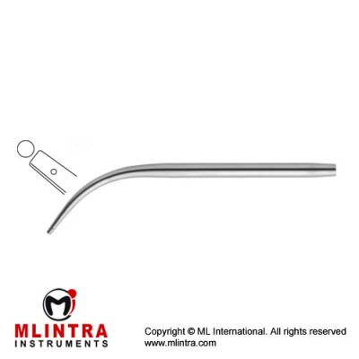 Suction Tube Stainless Steel, 14 cm - 5 1/2" Diameter 4.0 mm Ø